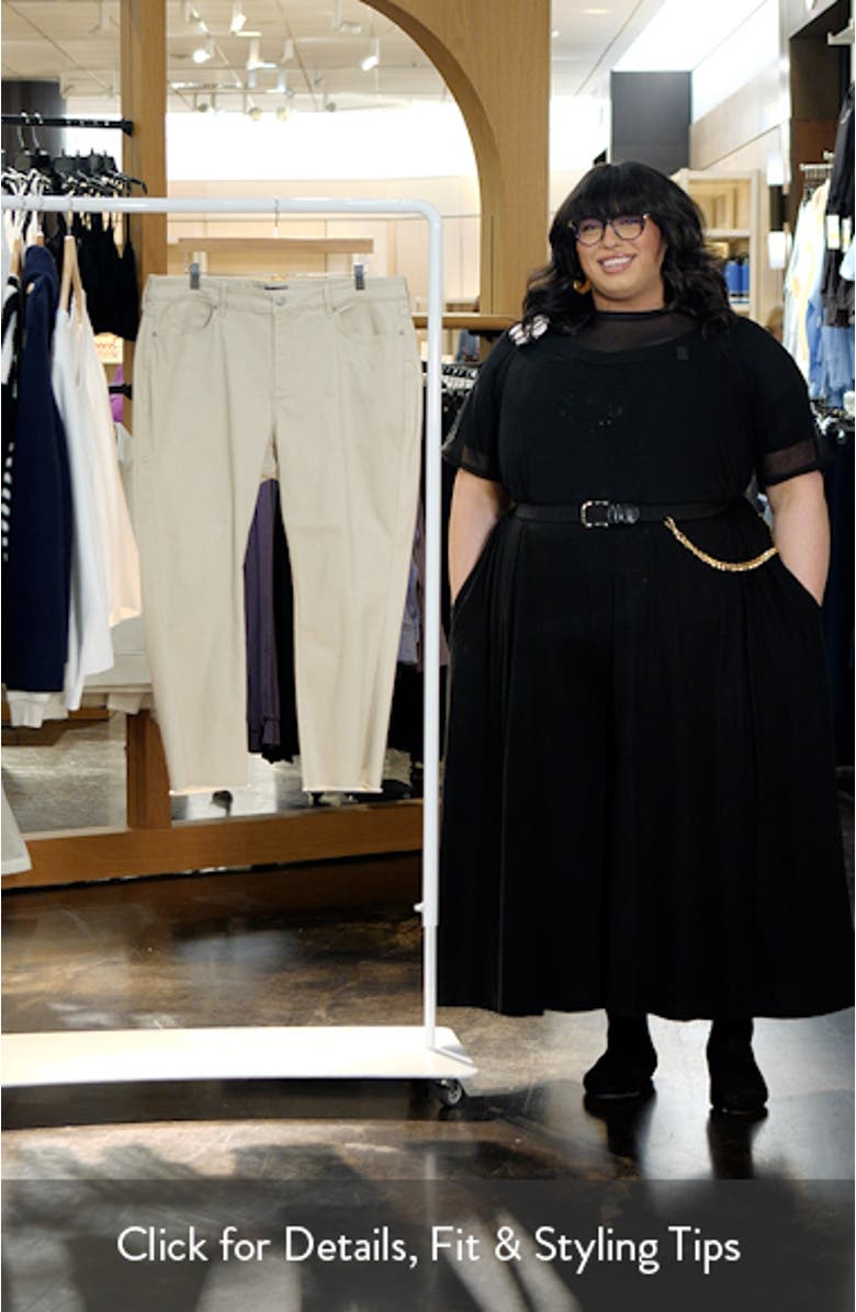 Marilyn Frayed Ankle Straight Leg Jeans, sales video thumbnail