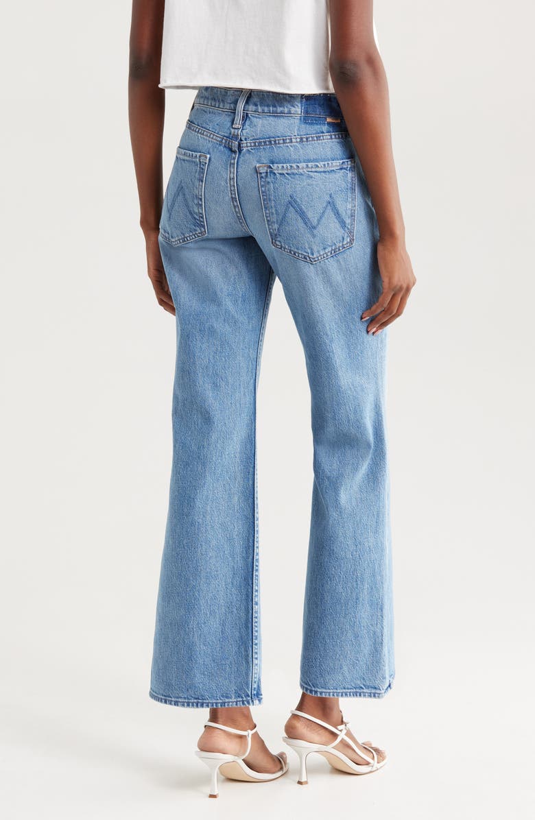 MOTHER The Bookie Flood Nonstretch Wide Leg Jeans, Alternate, color,