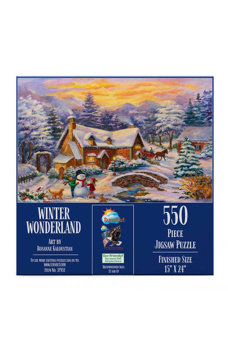 Sunsout Winter Wonderland 550 piece Jigsaw Puzzle for Adults, Alternate, color, Multicolor
