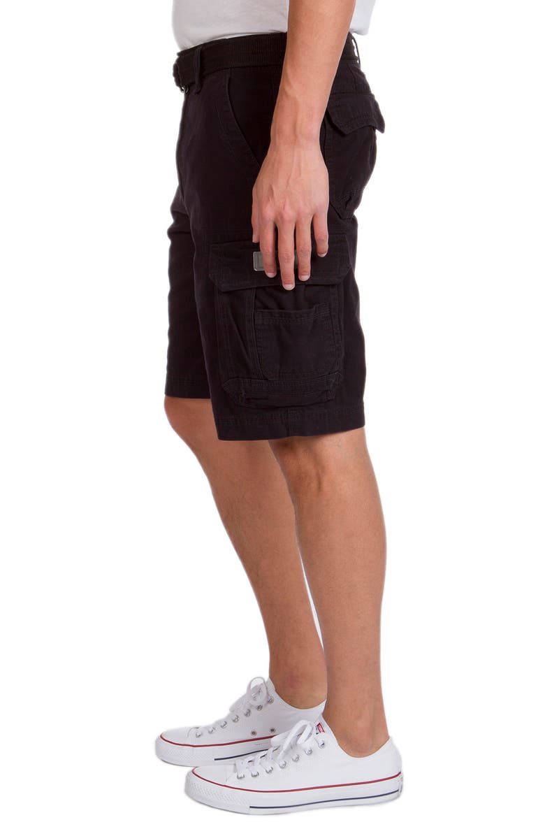 UNIONBAY Survivor Belted Cotton Cargo Shorts, Alternate, color, 