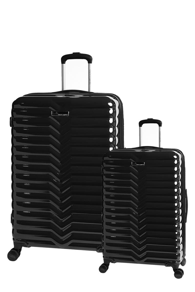 Avery Hardshell Spinner Luggage - Set of 2, Main, color, BLACK