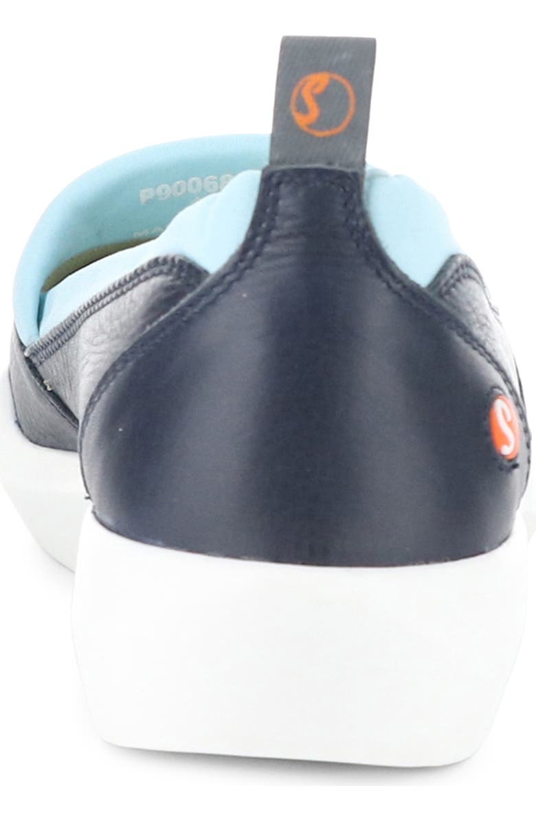 Softinos by Fly London Slip On Sneaker, Alternate, color, Navy Smooth Leather