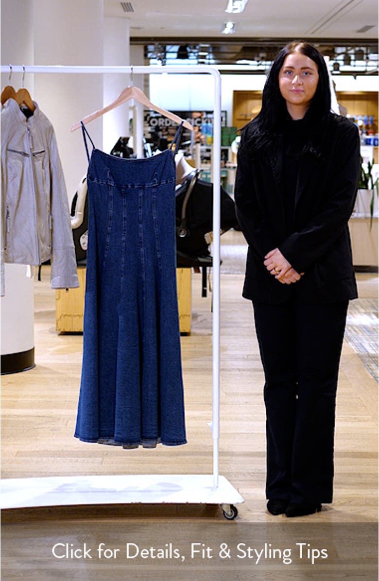 Denim Babydoll Dress, sales video thumbnail