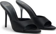 MANGO Satin Slide Sandal