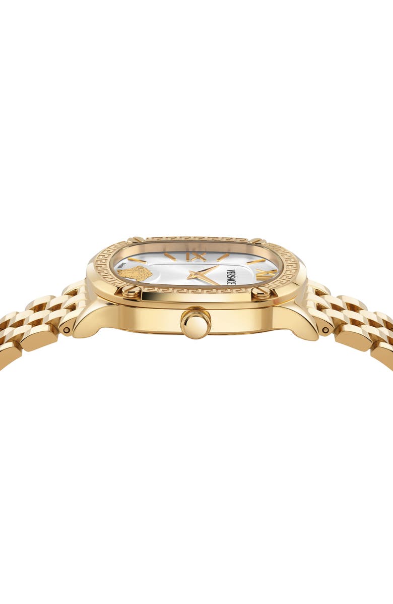 Versace Couture Bracelet Watch, 40mm x 29mm, Alternate, color, Gold