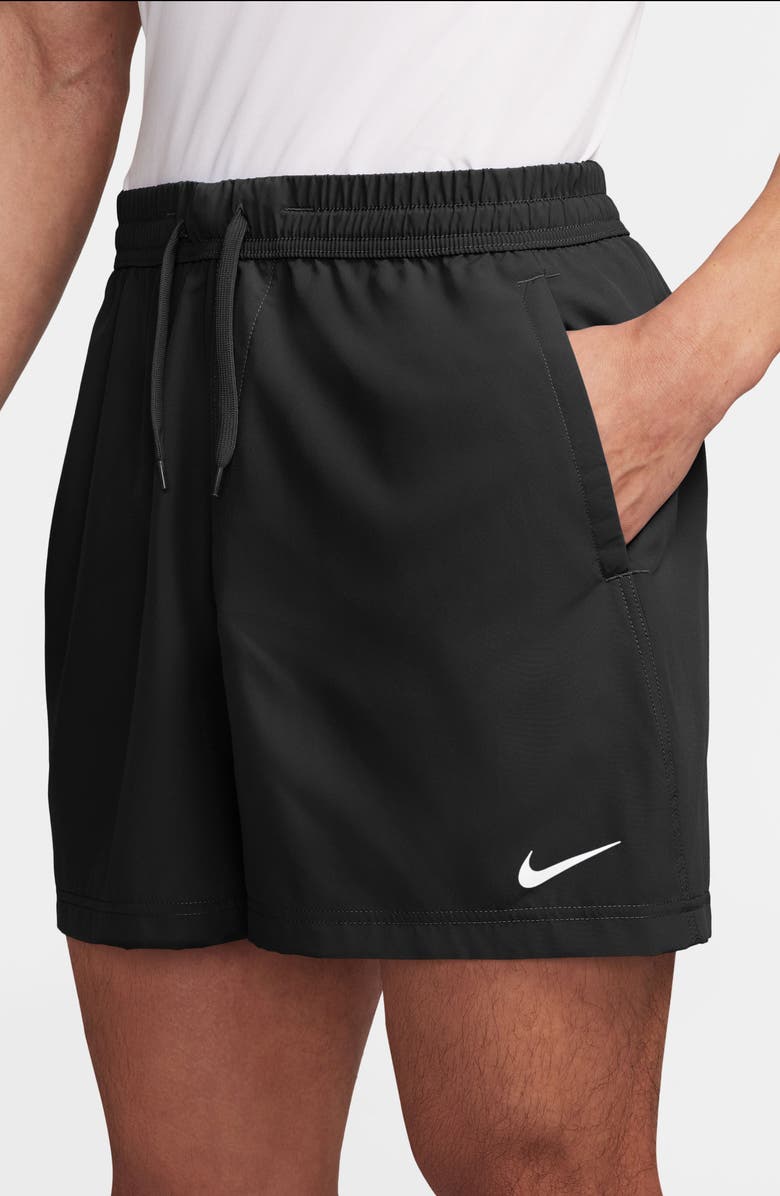 Nike Form Dri-FIT 5-Inch Unlined Versatile Shorts, Alternate, color, 010 Black/White