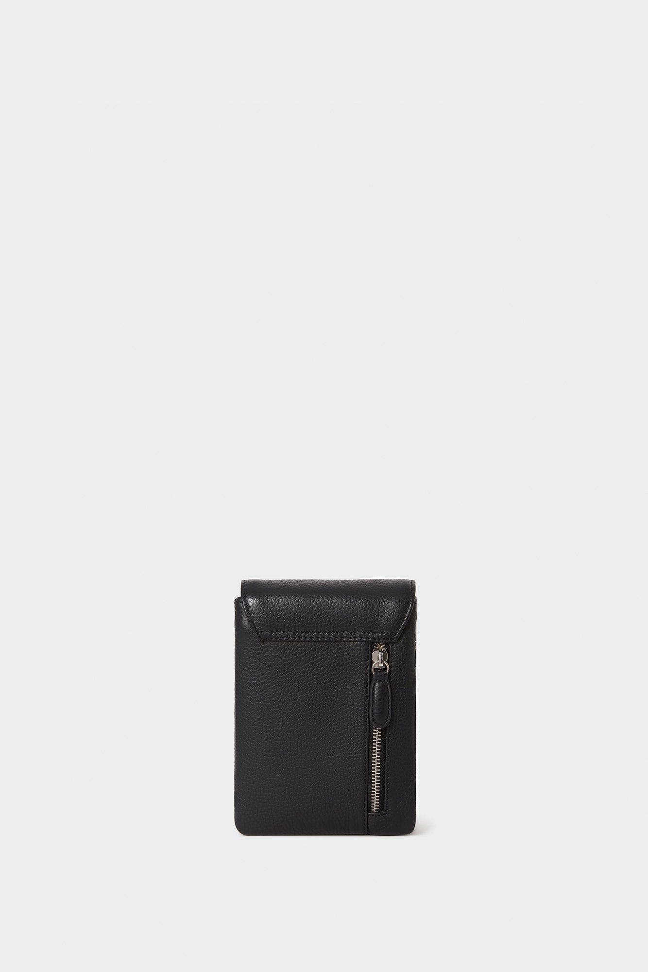 Osprey London The Madison Leather Phone Bag, Alternate, color, Black