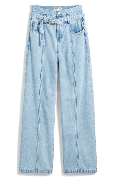 Belted Baggy Jeans (Kirkham Wash)