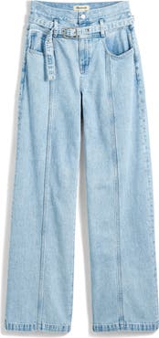 Madewell Belted Baggy Jeans