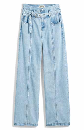 Belted Baggy Jeans