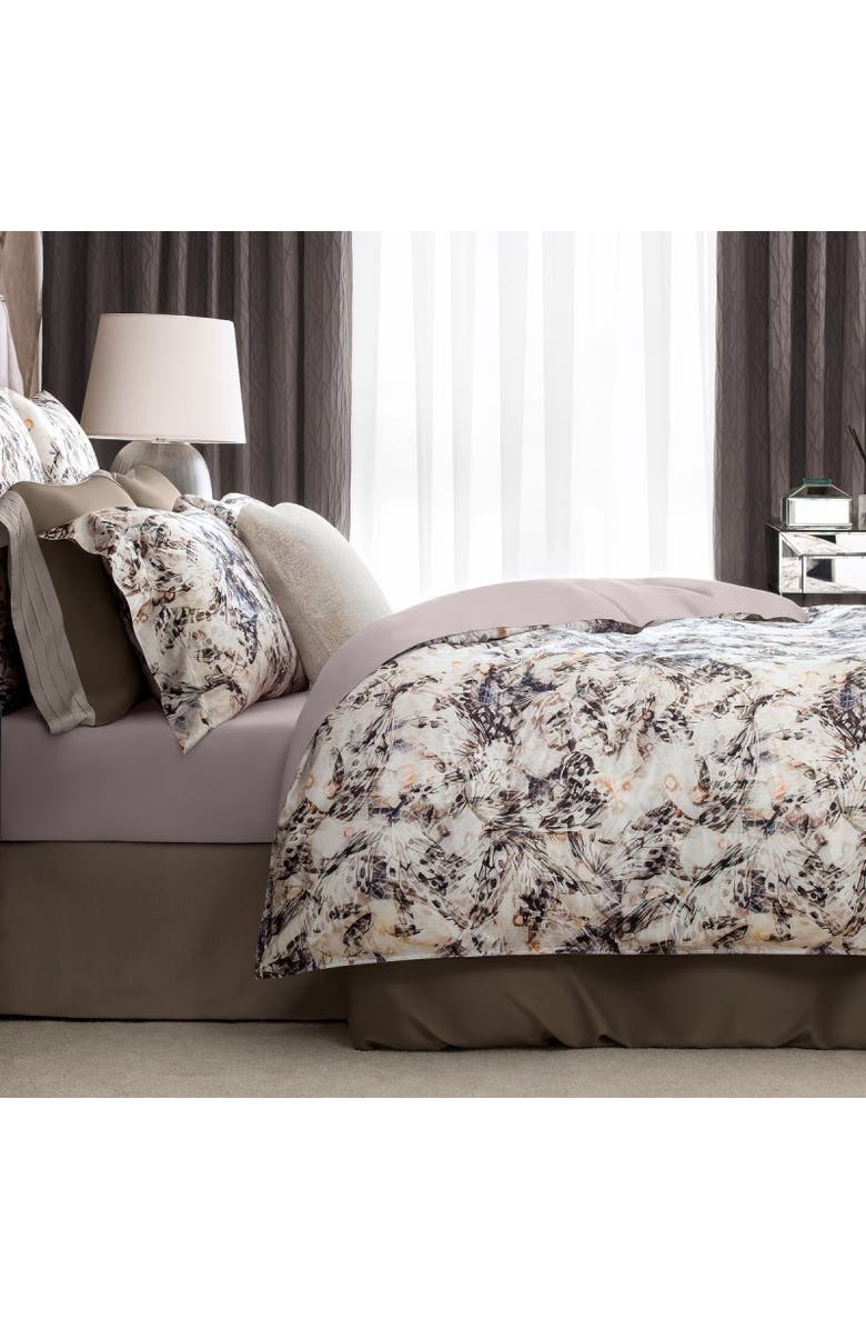 Togas Maraya duvet cover, Alternate, color, Brown