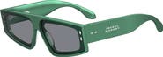 Isabel Marant 66mm Oversize Rectangular Sunglasses