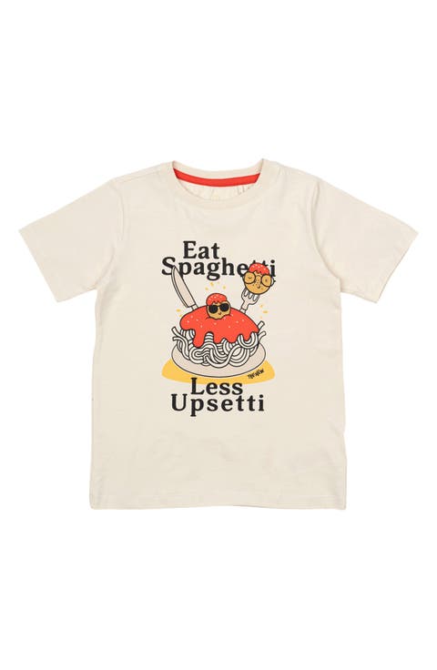 Kids' Nedrick Eat Spaghetti Graphic T-Shirt