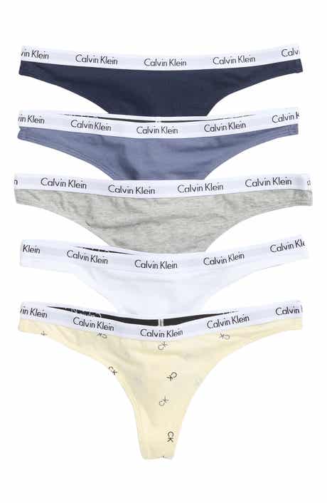 Calvin Klein Logo Thongs - Pack of 5