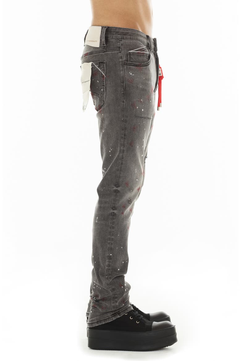 Rocker Slim Fit Jeans, Alternate, color, MOON