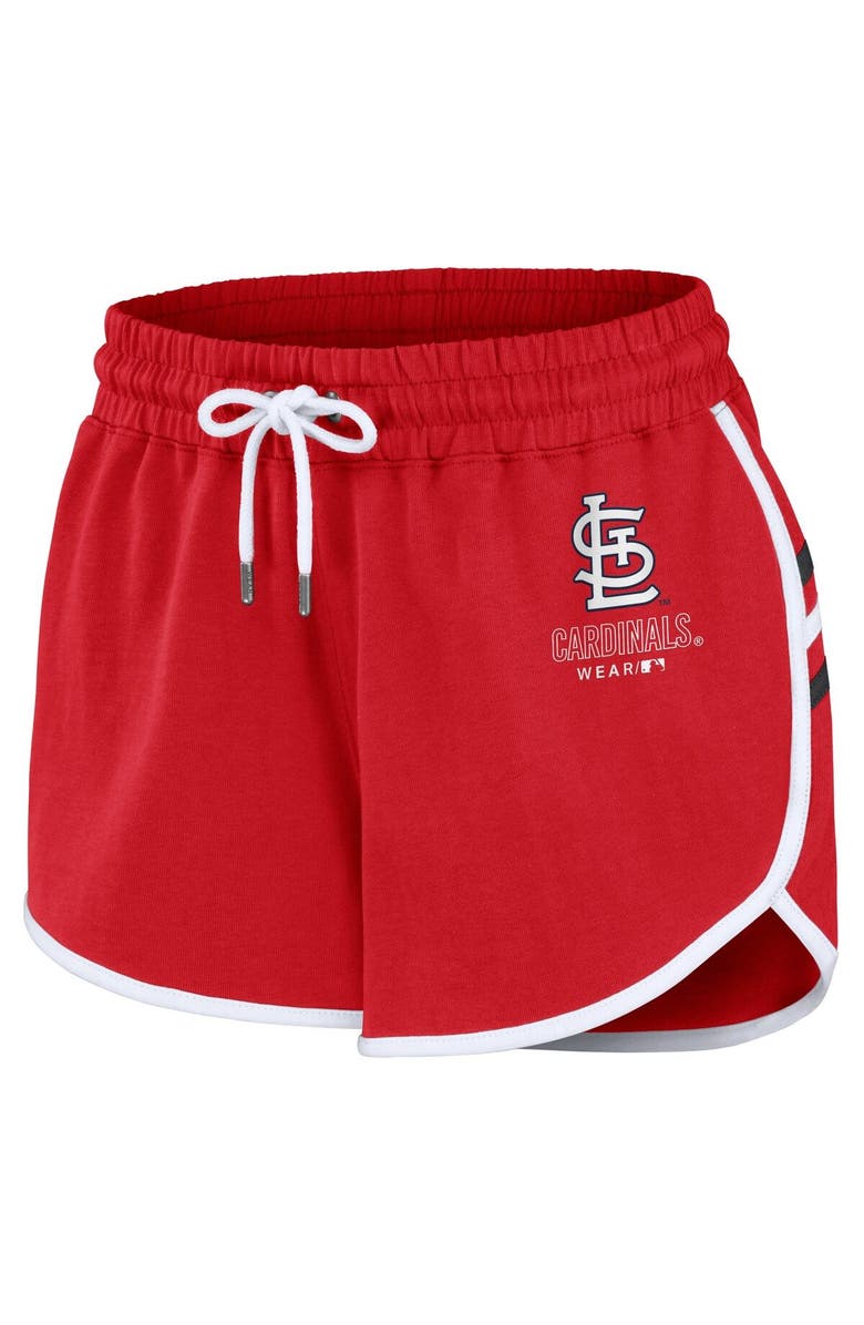 WEAR by Erin Andrews Women's WEAR by Erin Andrews Red St. Louis Cardinals Logo Shorts, Alternate, color, 