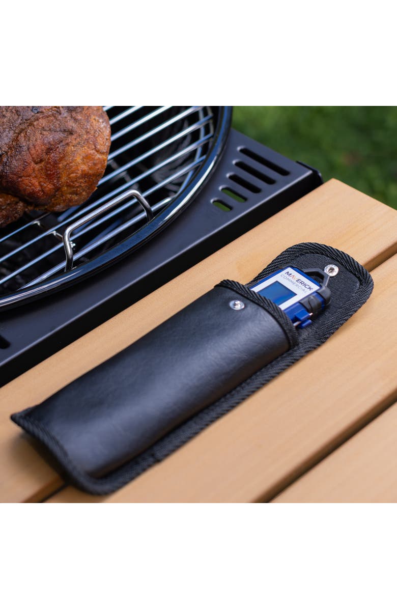 Maverick Protective Leather Case for PT-100 Thermometer, Alternate, color, Black