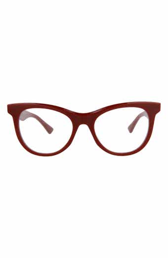Bottega Veneta 52mm Cat Eye Optical Glasses