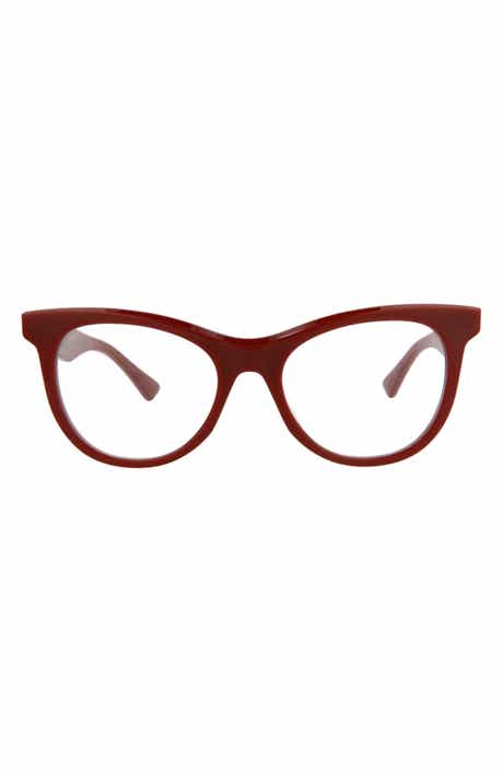 Bottega Veneta 52mm Cat Eye Optical Glasses