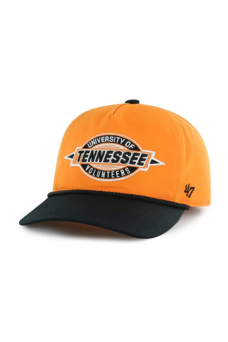 Youth '47  Tennessee Orange Tennessee Volunteers Frame Out Hitch Rope Adjustable Hat, Alternate, color, Tennessee Orange