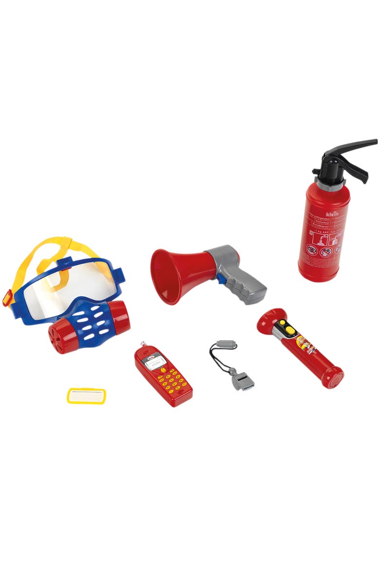Firefighter Henry Kids Pretend Play Fireman Play Set, Alternate, color, Multicolored