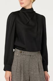 ASTR the Label Ivonne Satin Top