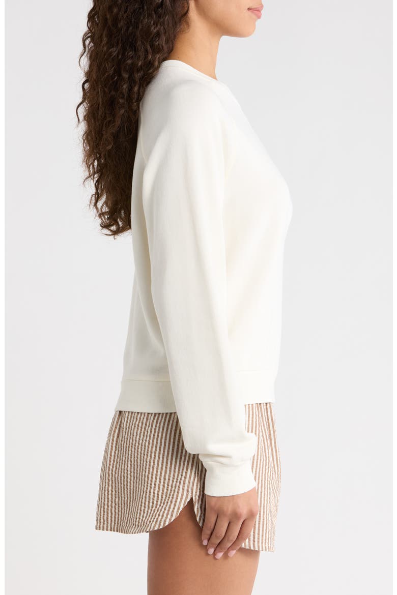 Cloud 9 French Terry Sweatshirt, Alternate, color, ANTIQUE WHITE