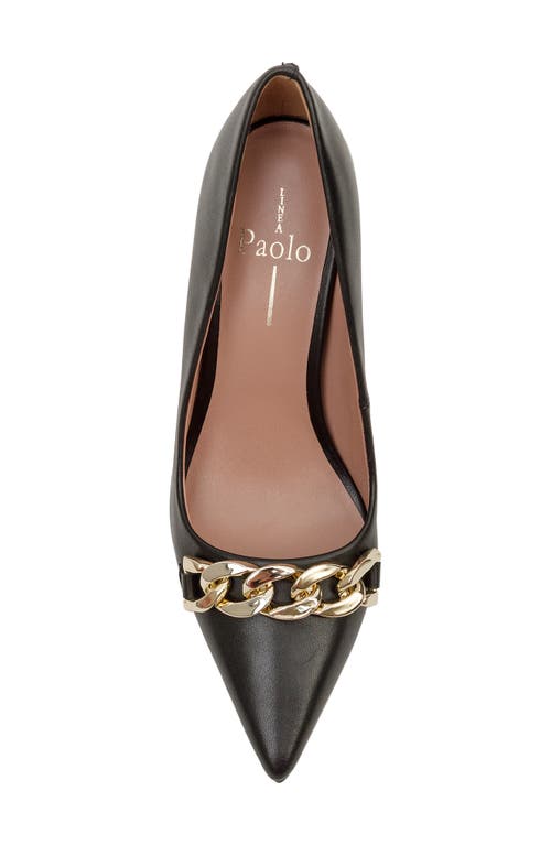 Linea Paolo Pandora Pointed Toe Pump In Black