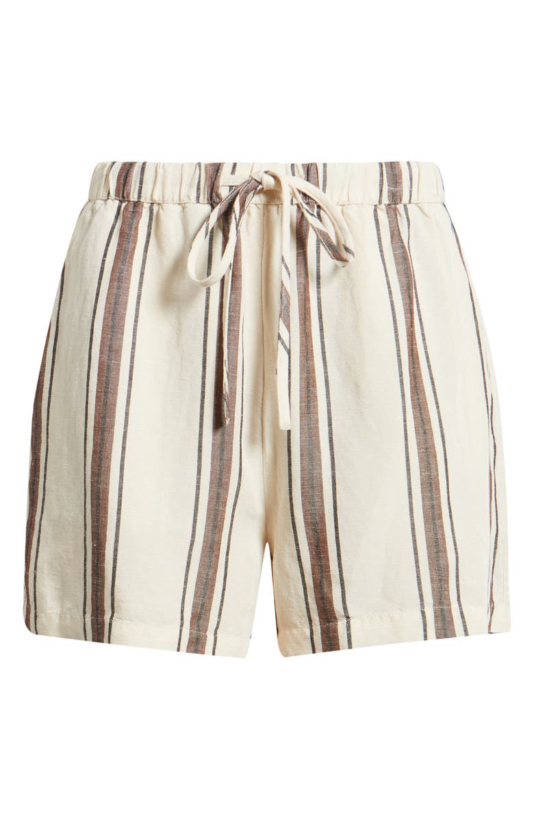 Rails Austin Tie Waist Shorts, Alternate, color, Sequoia Stripe