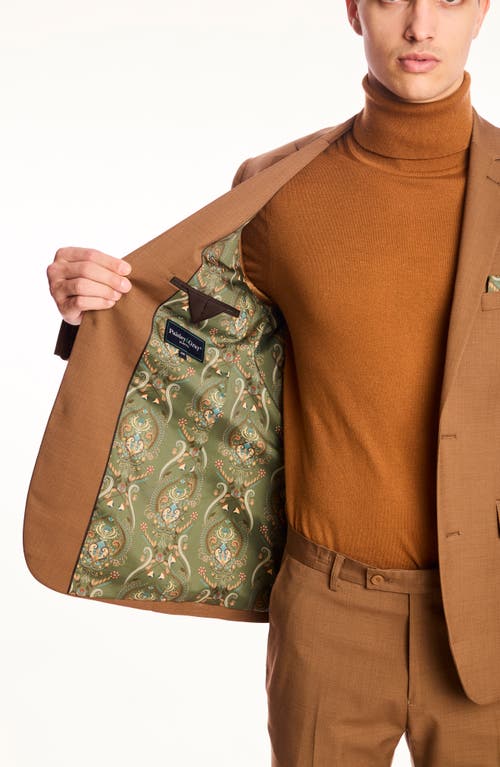 Paisley & Gray Dover Slim Fit Blazer In Brown