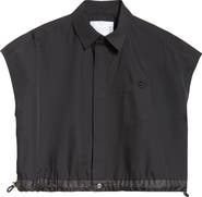 Sacai x Thomas Mason Mixed Media Top