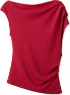 MANGO Asymmetric One-Shoulder Top