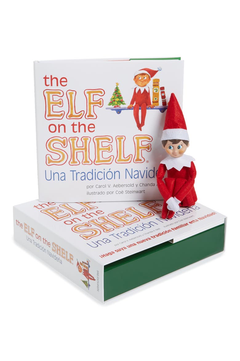Carol Aebersold and Chanda Bell 'The Elf on the Shelf®: A Christmas Tradition™' Book & Elf, Main, color, SPANISH VERSION - BOY