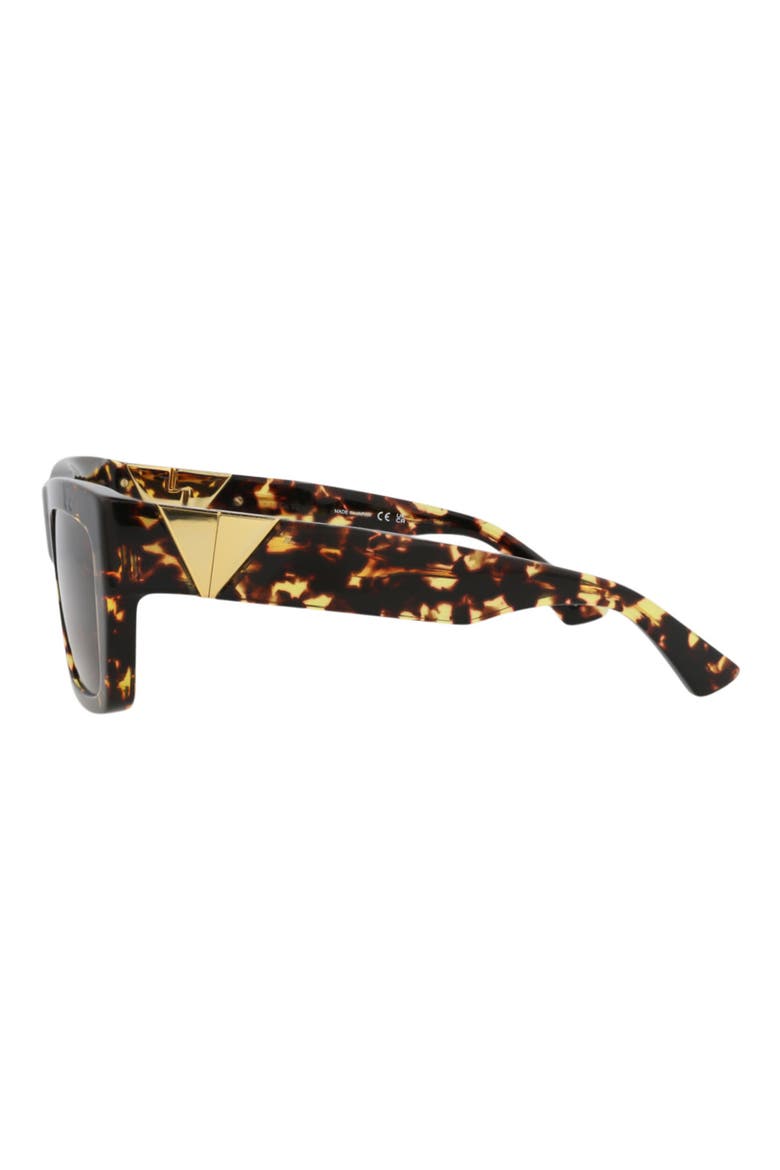 57mm Square Sunglasses, Alternate, color, HAVANA HAVANA BROWN