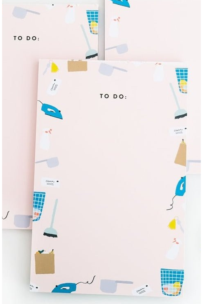 To Do List Notepad, Alternate, color, Light Peach/Blush Pink