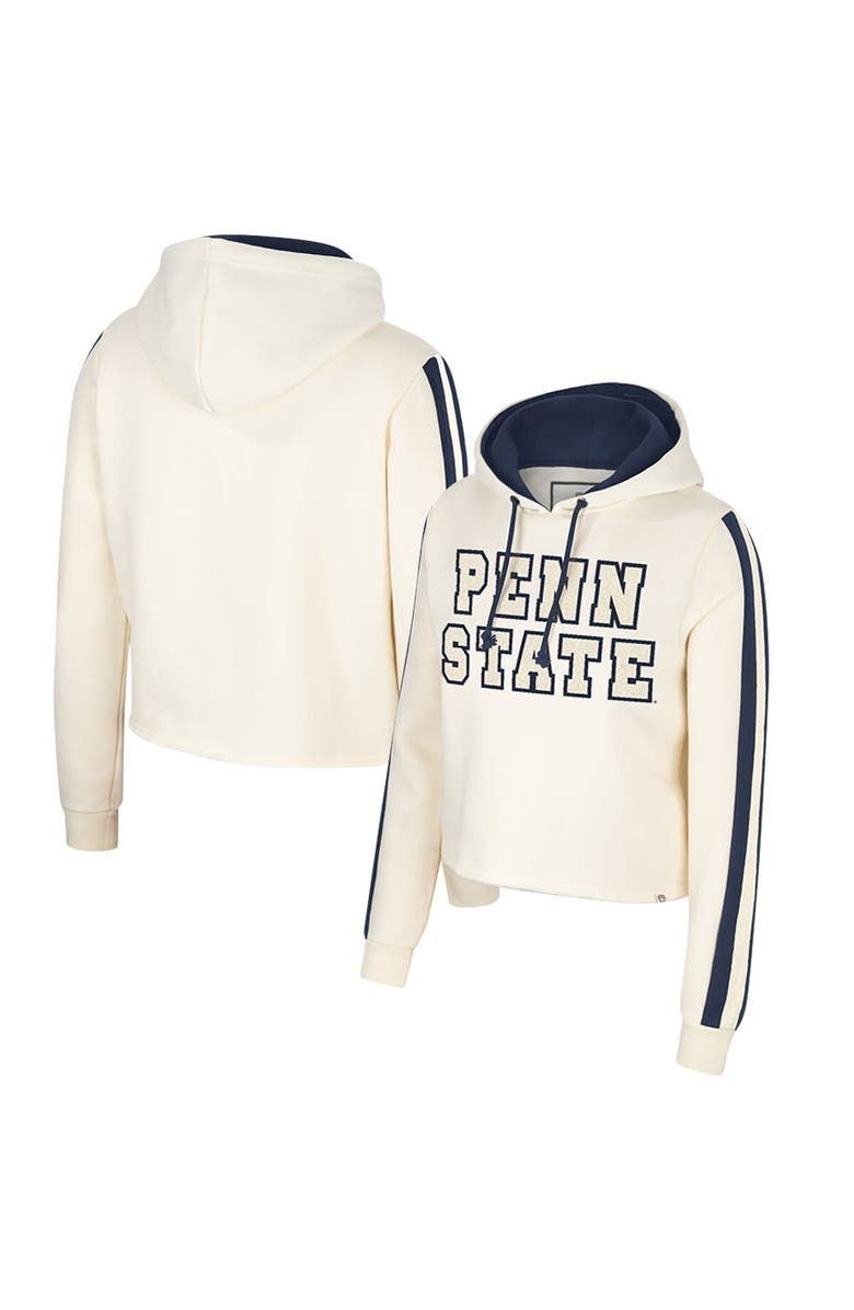 COLOSSEUM Women's Colosseum Cream Penn State Nittany Lions Perfect Date Cropped Pullover Hoodie, Main, color, Cream