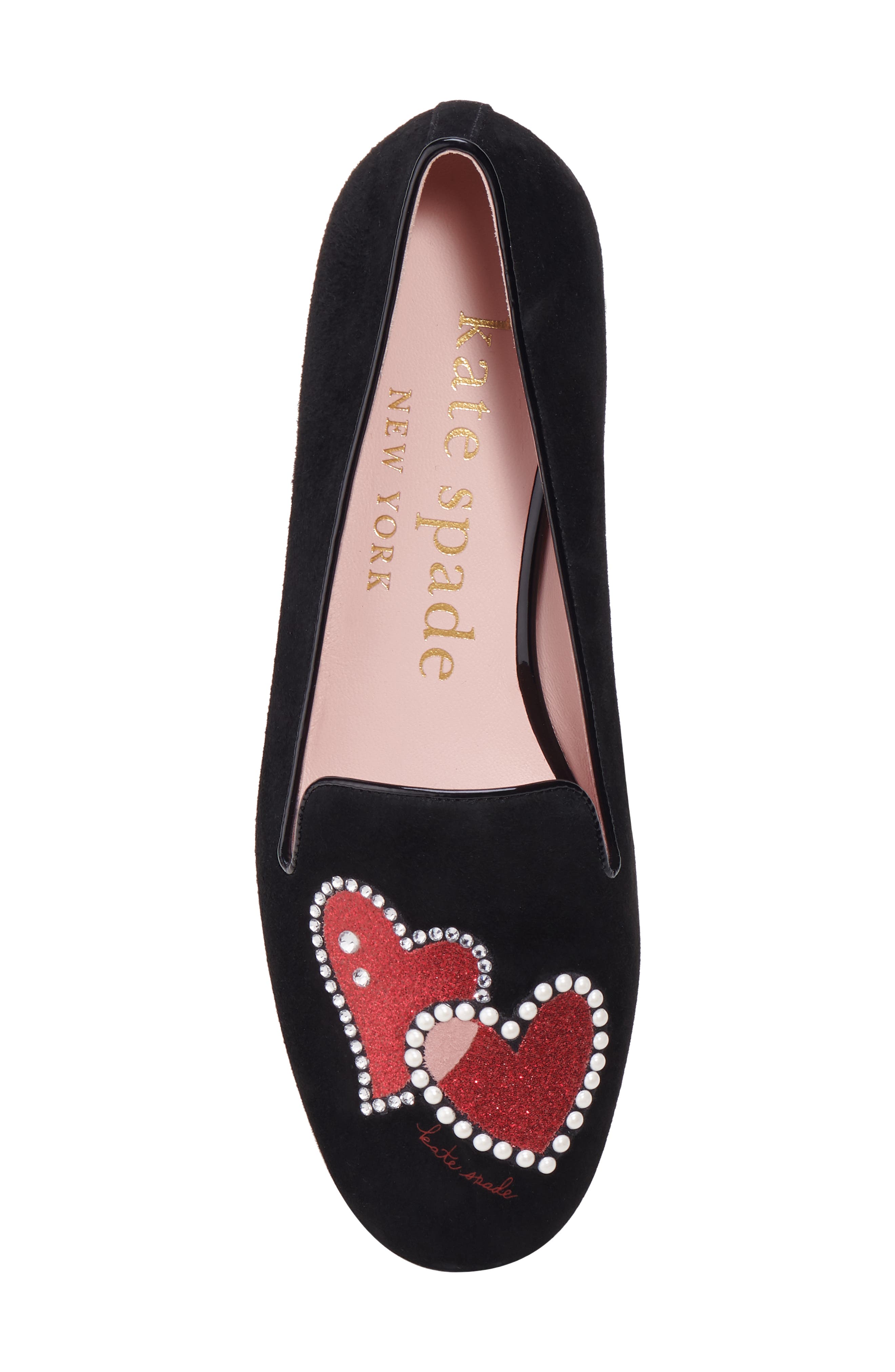 Kate Spade New York lounge hearts loafer, Alternate, color, 