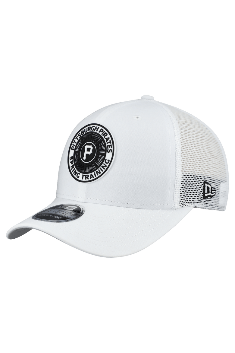 Men's New Era  White Pittsburgh Pirates 2026 Spring Training Fan Pack 9SEVENTY Adjustable Trucker Hat, Main, color, White