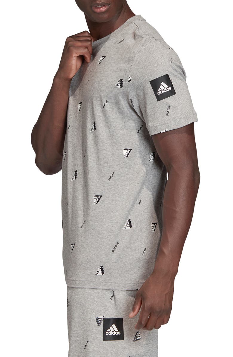 adidas Originals Logo Cotton Graphic Tee, Alternate, color,