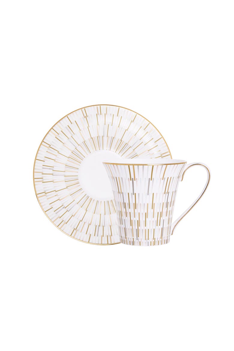 Luminous Tea cup & Saucer, Main, color, White