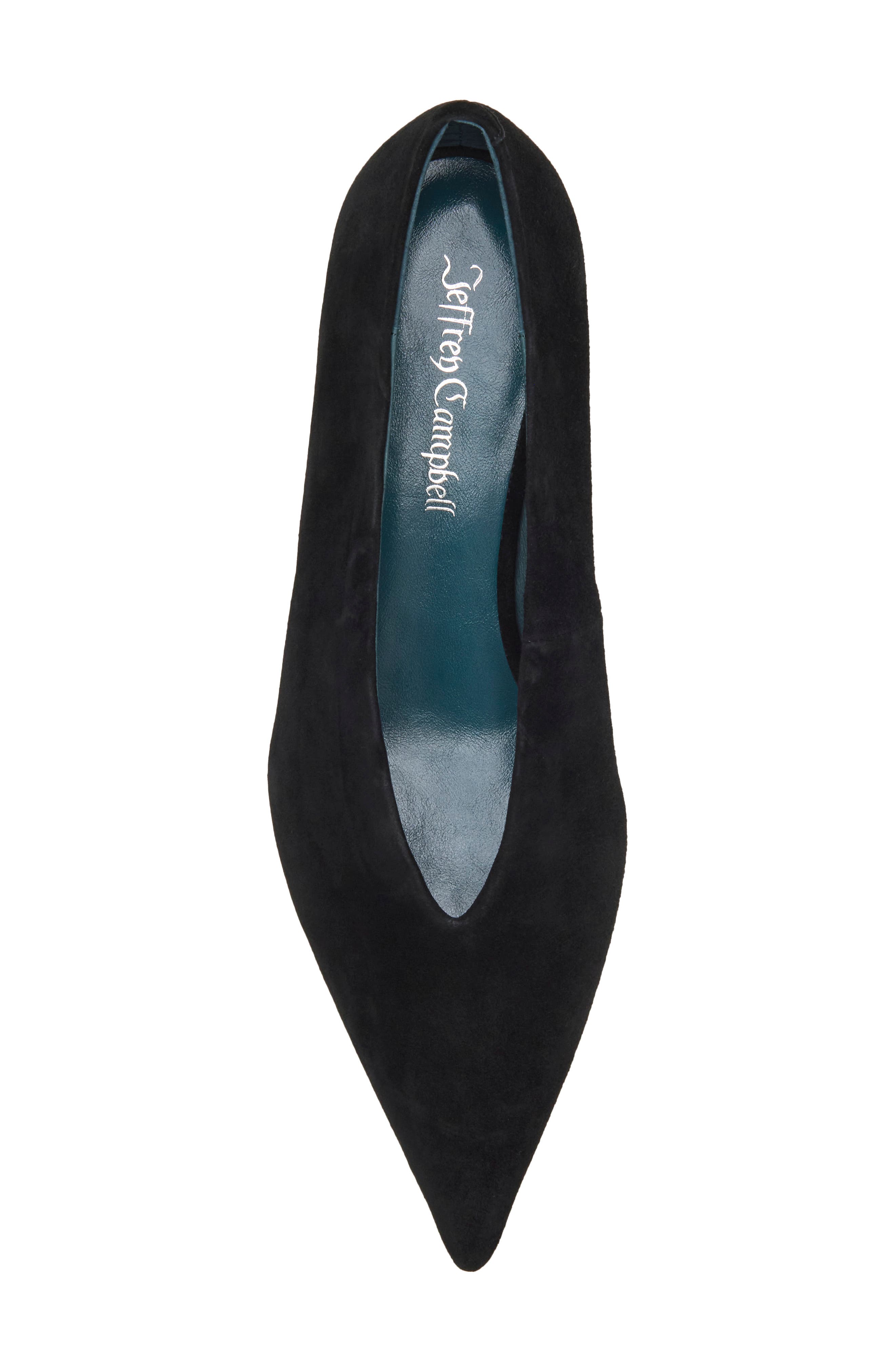 Ida-Mae Pointed Toe Pump, Alternate, color, BLACK SUEDE