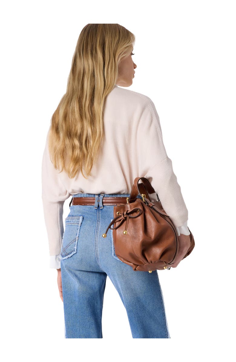 GERARD DAREL Lenae V-Neck Loose Fit Jumper, Alternate, color, Ecru