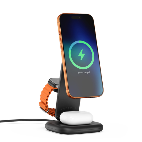 3 in 1 Foldable Wireless Charging Stand with Qi2 25W