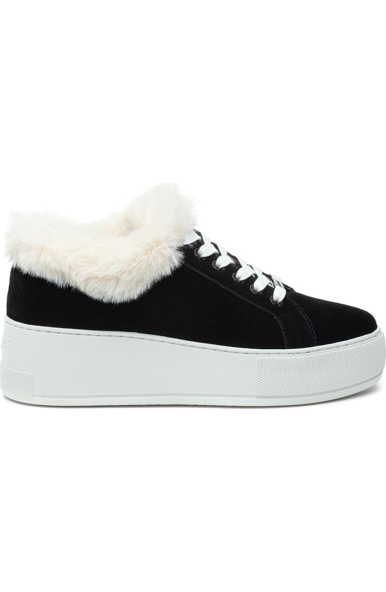 JSlides Mellia Faux Fur Sneaker, Alternate, color,