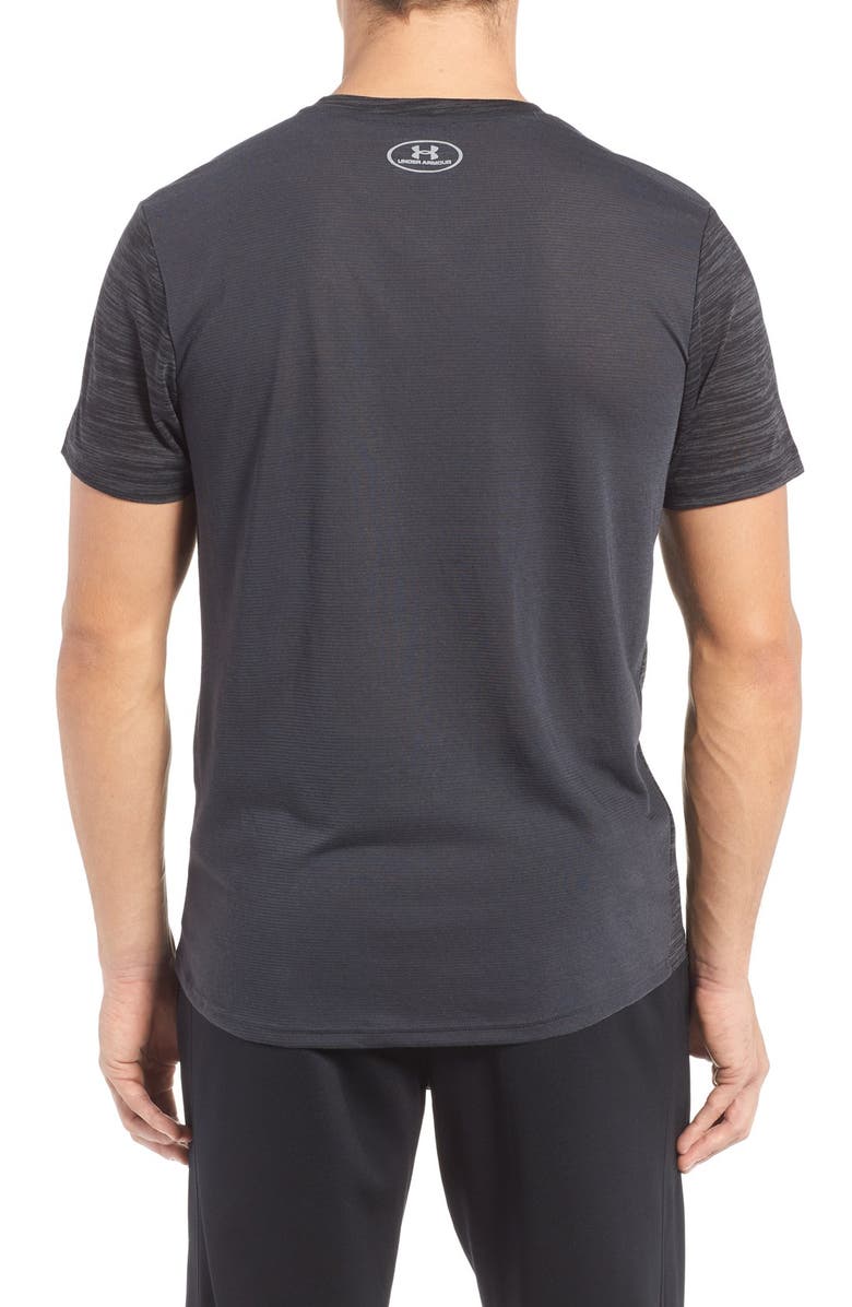 Under Armour 'Streaker Run' Microthread V-Neck T-Shirt, Alternate, color, 