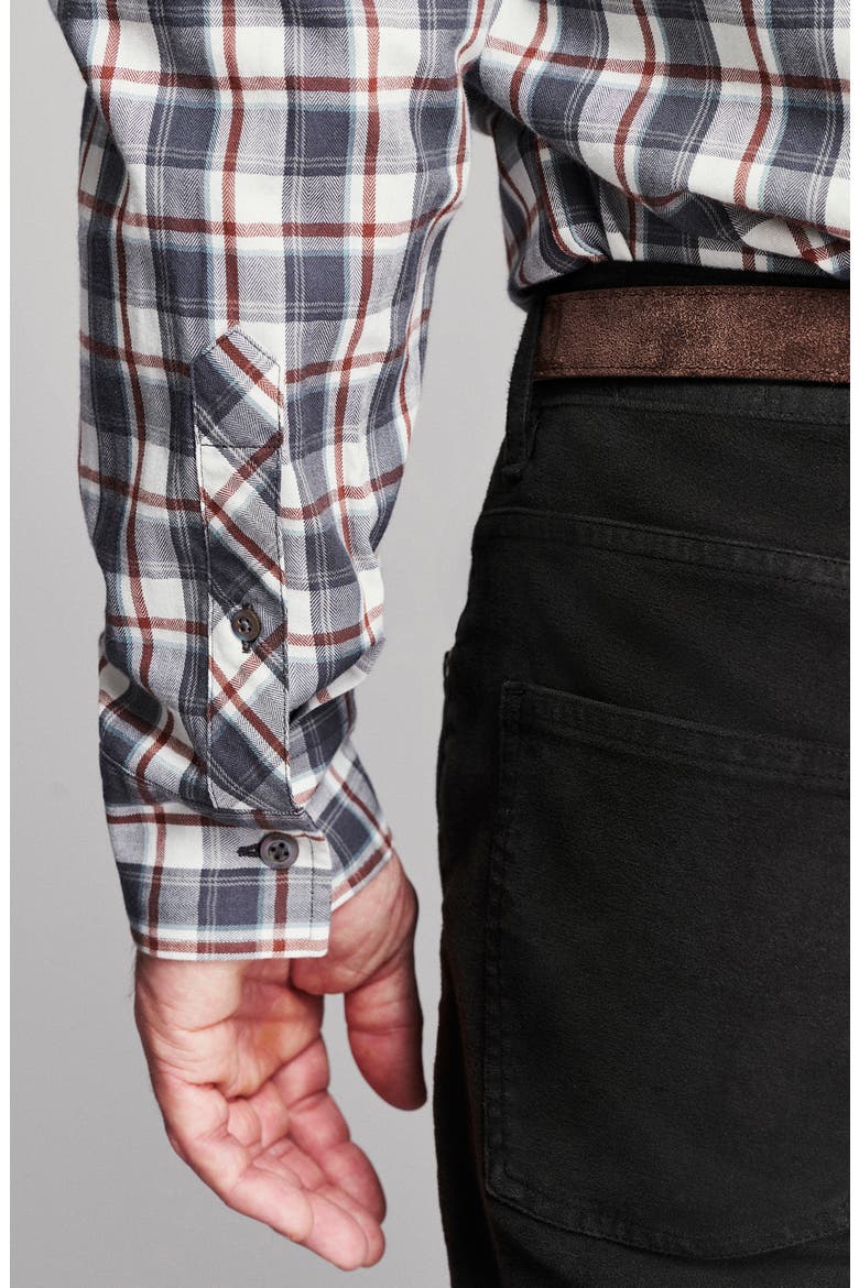 Hutcheson Plaid Button-Up Shirt, Alternate, color, CARBON BLUE MULTI