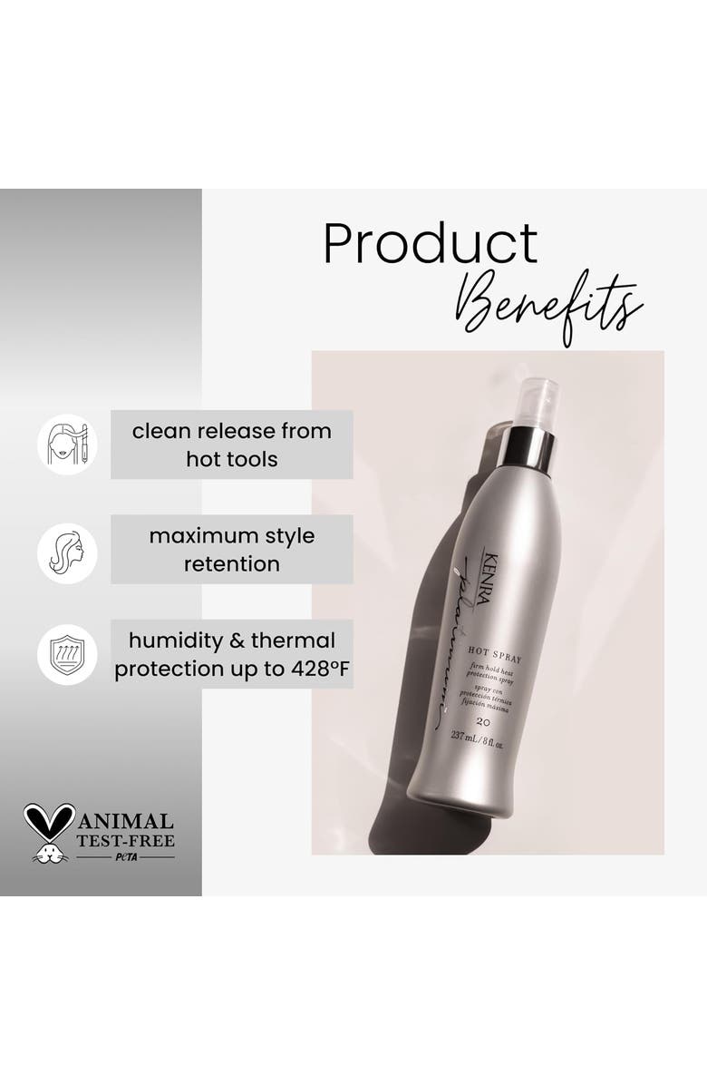 KENRA Platinum #20 Hot Spray 8 oz, Alternate, color, N/A