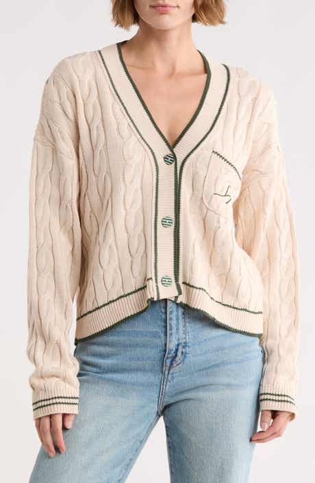 DRESS TO Embroidered Cardigan