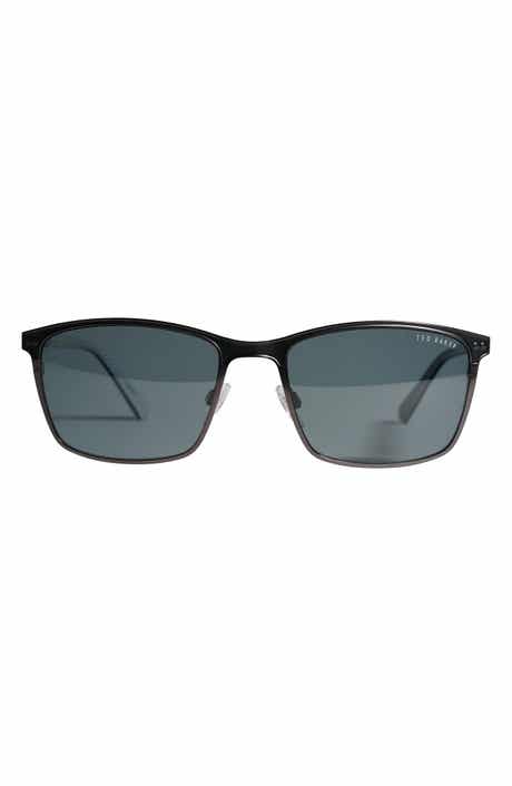 Ted Baker London 57mm Polarized Rectangle Sunglasses
