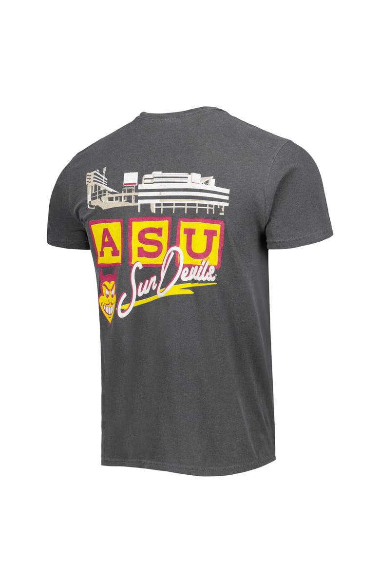 IMAGE ONE Men's Charcoal Arizona State Sun Devils Vault Stadium T-Shirt, Alternate, color, 